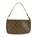 ルイ ヴィトン LOUIS VUITTON アクセサリーポーチ モノグラム ポシェット アクセソワール モノグラムキャンバス ブラウン レディース M51980...