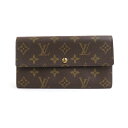 ルイ ヴィトン LOUIS VUITTON 長財布 モノグラム ポルトフォイユ サラ モノグラムキャンバス ブラウン ゴールド ユニセックス 送料無料【中古】 ...