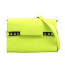 DELVAUX デルヴォー ショルダーバッグ タンペート レザー ライムグリーン レディース 送料無料【中古】 r10376a