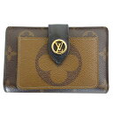 ルイ ヴィトン LOUIS VUITTON 二つ折り財布 ポルトフォイユ ジュリエット モノグラムキャンバス ブラウン ゴールド レディース M69432 送料無料【中古】 s0561a