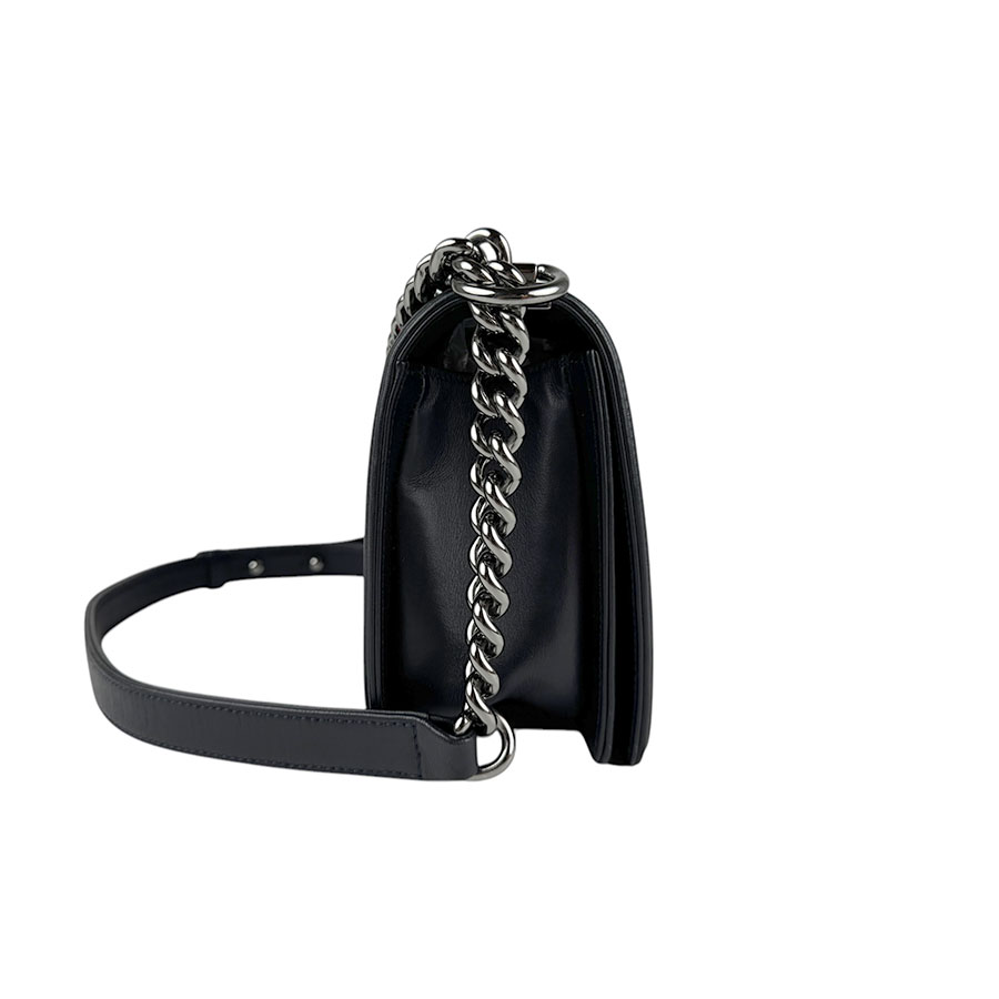 シャネル CHANEL ショルダーバッグ ボーイシャネル レザー/ビニール ブラック/マルチカラー レディース 送料無料【中古】 z3867