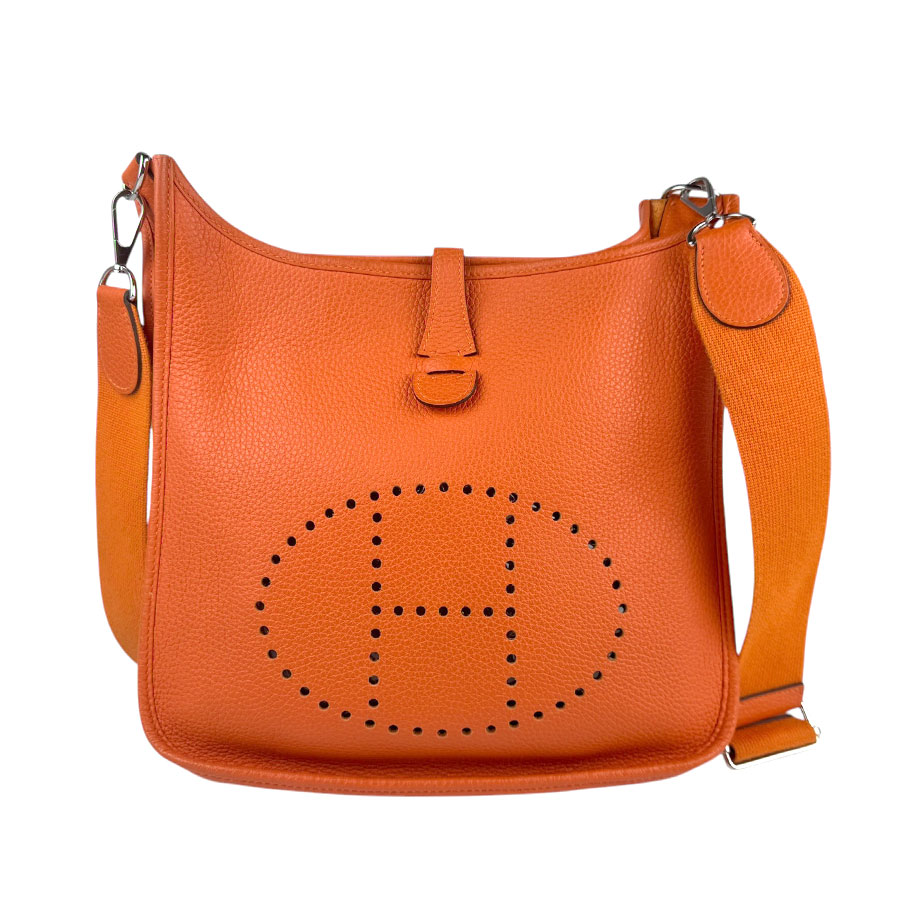 エルメス HERMES ショルダーバッグ エブリン3 PM トリヨンクレマンス オレンジ レディース 送料無料【中古】 n1127