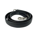 エルメス HERMES ショルダーストラップ ボリード用 ケリー用 レザー ブラック シルバー ユニセックス 送料無料【中古】 z4229