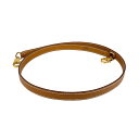 エルメス HERMES ショルダーストラップ ケリー用 ボリード用/ヴァッシュリエジェ ナチュラル ゴールド ユニセックス 送料無料【中古】 z4233