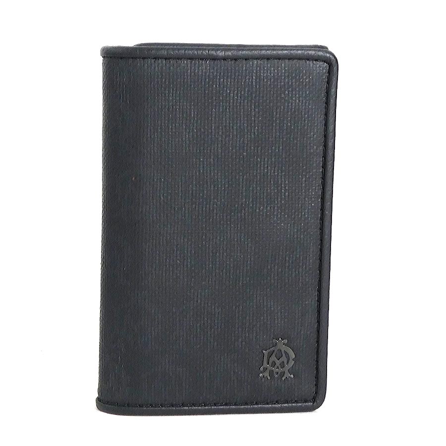 ダンヒル Dunhill キーケース レザー ブラック メンズ 送料無料【中古】 h30998a