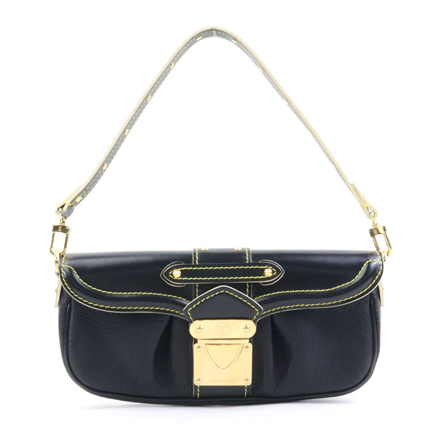 ルイ ヴィトン LOUIS VUITTON ハンドバッグ クラッチバッグ スハリ プレシュー レザー ノワール レディース M91776 送料無料【中古】 90071k
