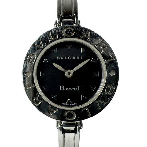 ブルガリ BVLGARI 腕時計 バングルウォッチ ビーゼロワン B.zero1 ステンレススチール シルバー レディース クオーツ ブラック文字盤 送料無料【中古】 u0017 ブルガリ BVLGARI 腕時計 バングルウォッチ ビーゼロワン B.zero1 ステンレススチール シルバー レディース クオーツ ブラック文字盤 送料無料【中古】 u0017