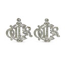 クリスチャンディオール Christian Dior イヤリング メタル シルバー レディース 送料無料【中古】 h31030a