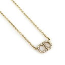 クリスチャンディオール Christian Dior ネックレス メタル ゴールド レディース 送料無料【中古】 r10478k