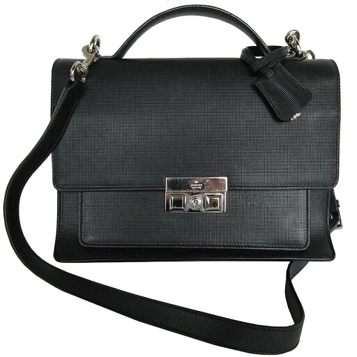 グッチ GUCCI ハンドバッグ ショルダーバッグ レザー ブラック シルバー メンズ 223650 送料無料【中古】 s0607a グッチ GUCCI ハンドバッグ ショルダーバッグ レザー ブラック シルバー メンズ 223650 送料無料【中古】 s0607a