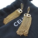 セリーヌ CELINE ピアス メタル ゴールド レディース 送料無料【中古】 s0623a
