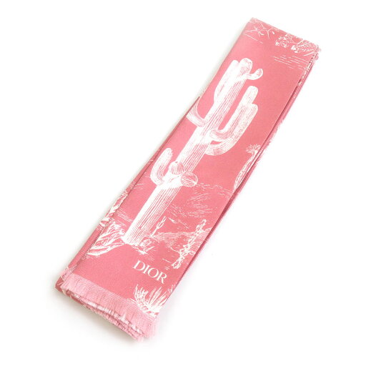 ディオール Dior スカーフ Dior x Cactus Jack シルク ピンク/ホワイト ユニセックス 送料無料【中古】 e60243g ディオール Dior スカーフ Dior x Cactus Jack シルク ピンク/ホワイト ユニセックス 送料無料【中古】 e60243g