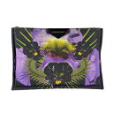 ジバンシィ GIVENCHY クラッチバッグ キャンバス ブラック×マルチカラー ユニセックス 送料無料【中古】 z4725