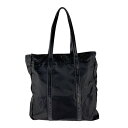 プラダ PRADA ハンドバッグ ナイロン/レザー ブラック ユニセックス 送料無料【中古】 z4820