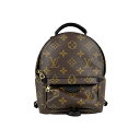 ルイ ヴィトン LOUIS VUITTON リュック モノグラム パームスプリングス MINI モノグラムキャンバス/レザー ブラウン/ブラック ゴールド レディース M44873 送料無料【中古】 z4921(4)
