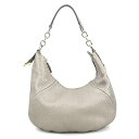 フェンディ FENDI ショルダーバッグ セレリア レザー ゴールドグレー シルバー レディース 8BR618-NDU 送料無料【中古】 e60292k