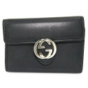 グッチ GUCCI キーケース レザー ブラック ユニセックス 369673 送料無料【中古】 r10577a