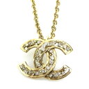 シャネル CHANEL ネックレス ココマーク メタル/フェイクパール ゴールド/オフホワイト レディース 送料無料【中古】 e60408g