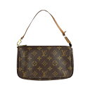ルイ ヴィトン LOUIS VUITTON アクセサリーポーチ ハンドバッグ モノグラム ポシェット アクセソワール モノグラムキャンバス ブラウン ゴールド ...