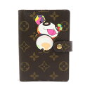 ルイ ヴィトン LOUIS VUITTON 手帳カバー モノグラムパンダ アジェンダPM モノグラムキャンバス ブラウン/マルチカラー ゴールド レディース R...