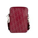 クリスチャンディオール Christian Dior ショルダーバッグ レザー レッド ユニセックス 送料無料【中古】 z5572