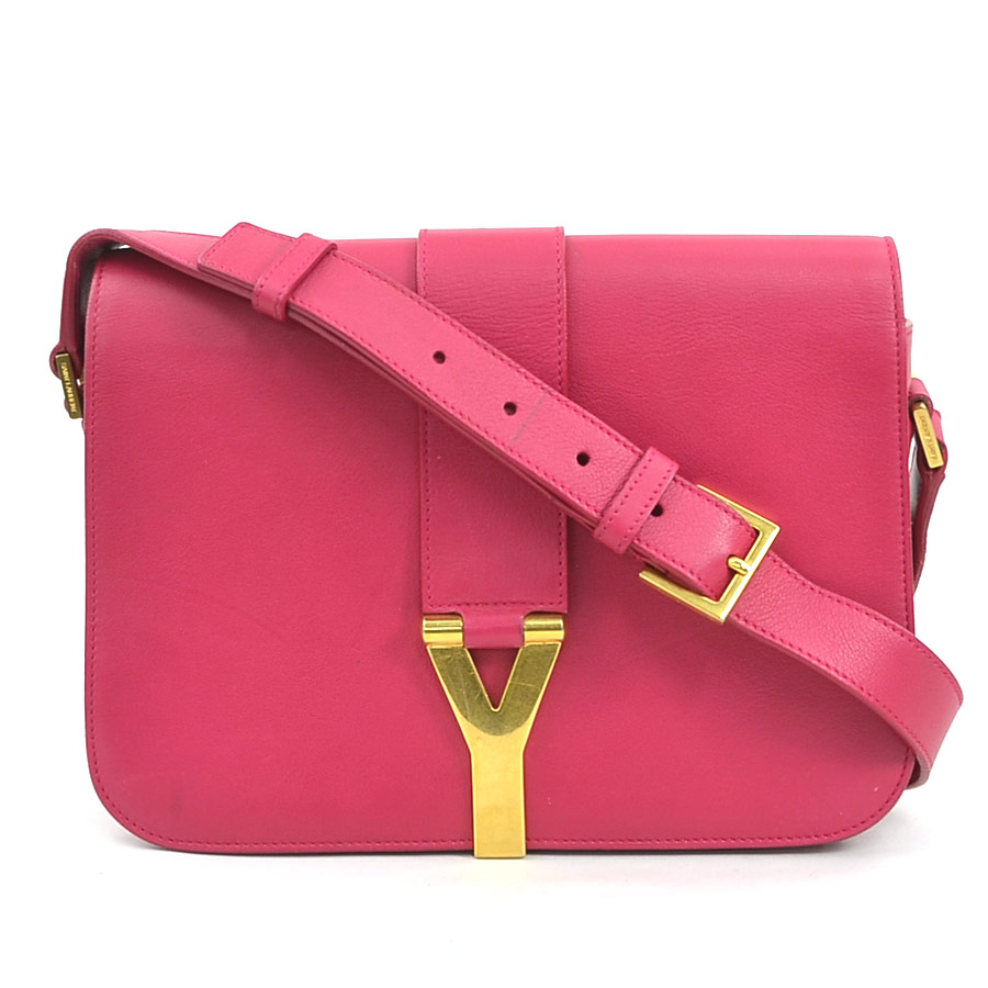 Rakuten - サンローラン SAINT LAURENT ショルダーバッグ レザー ピンク レディース 311214 送料無料【中古】 56174a