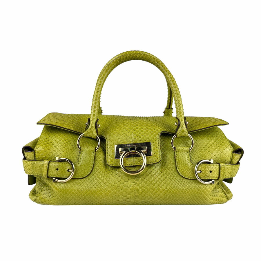 ★FERRAGAMO★フェラガモ パイソンレザートートバッグ(L) 楽天市場】フェラガモ パイソンの通販