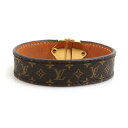 ルイ ヴィトン LOUIS VUITTON ブレスレット モノグラム ブラスレ スピリット モノグラムキャンバス ブラウン レディース M6689 送料無料【中古】 r10627a