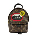 ルイ ヴィトン LOUIS VUITTON リュック モノグラム パームスプリングス モノグラムキャンバス ブラウン/マルチカラー ゴールド レディース M42...