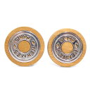 エルメス HERMES イヤリング BIJOUTERIE FANTAISIE ウッド/メタル ブラウン/シルバー レディース 送料無料【中古】 e60567g