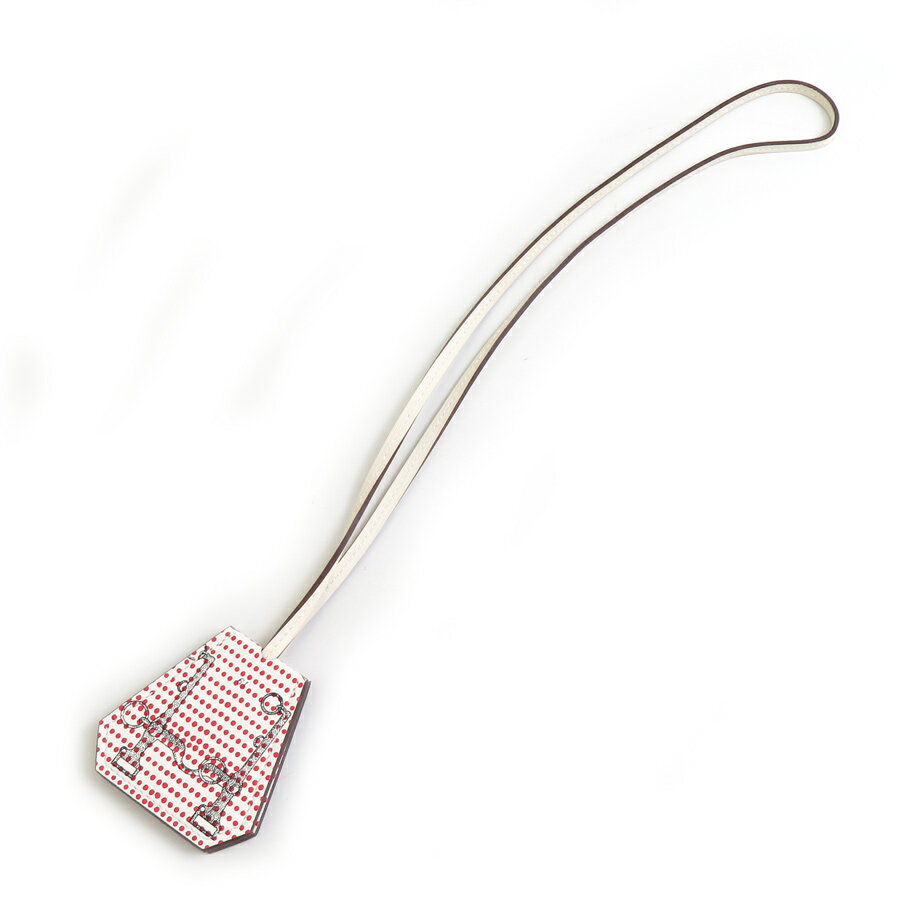 樂天商城 - エルメス HERMES ハットクリップ レザー オフホワイト/レッド/ブラック レディース 送料無料【中古】 e60602k