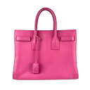 サンローラン SAINT LAURENT ハンドバッグ ショルダーバッグ サック ド ジュール レザー ピンク ゴールド レディース 送料無料【中古】 z6039