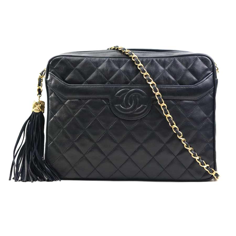 樂天商城 - シャネル CHANEL ショルダーバッグ マトラッセ レザー ブラック ゴールド レディース 送料無料【中古】 e60812a