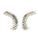 サンローラン SAINT LAURENT イヤリング メタル/ストーン シルバー レディース 送料無料【中古】 56349a