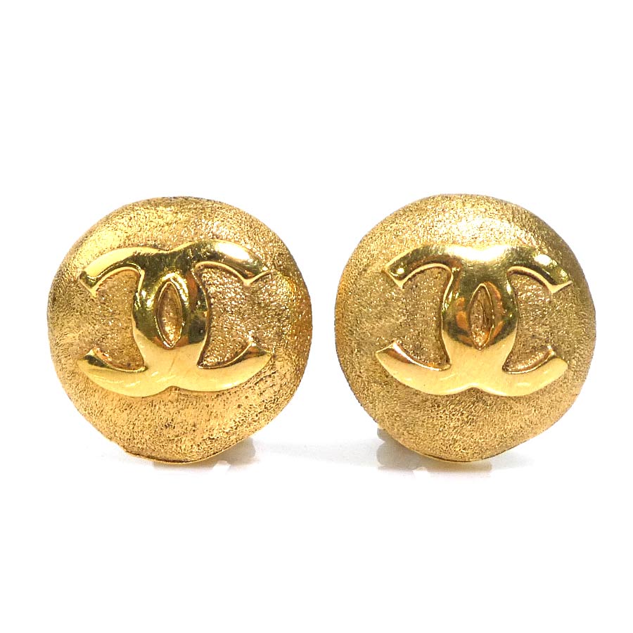 シャネル CHANEL イヤリング ココマーク メタル ゴールド レディース 送料無料【中古】 w1277k