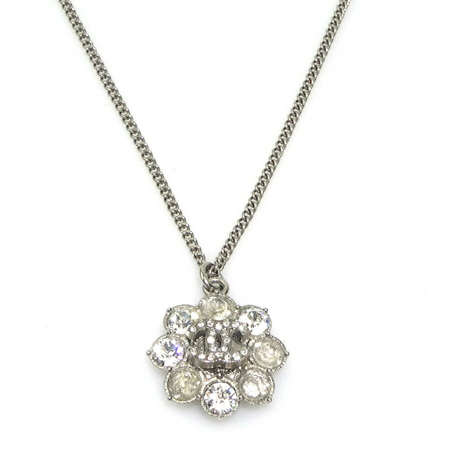 樂天商城 - シャネル CHANEL ネックレス ココマーク メタル/ラインストーン シルバー レディース 送料無料【中古】 e60985a
