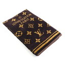 ルイ ヴィトン LOUIS VUITTON タオル ビーチタオル モノグラム コットン ブラウン ユニセックス M72364 送料無料【中古】 r10820i