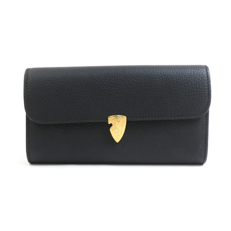 バーバリー BURBERRY 長財布 レザー ブラック ユニセックス 送料無料【中古】 56385a