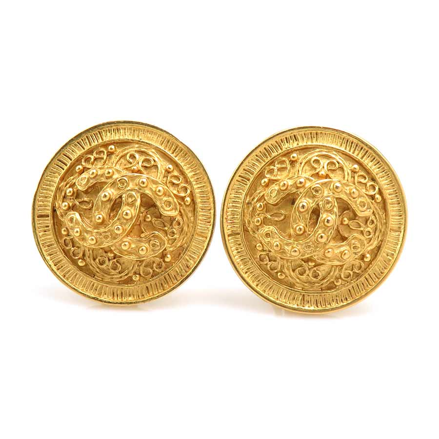 シャネル CHANEL イヤリング ココマーク メタル ゴールド レディース 送料無料【中古】 e61024a