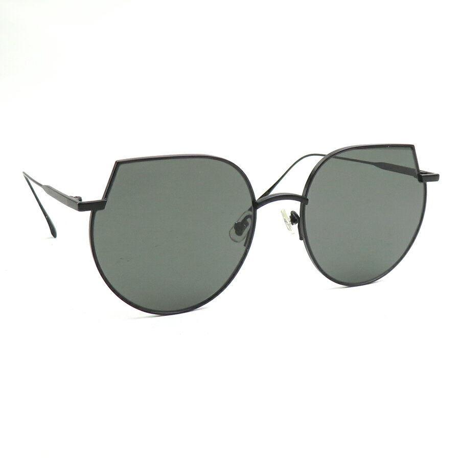 GENTLE MONSTER ジェントルモンスター サングラス メタル ブラック ユニセックス 送料無料【中古】 56426k