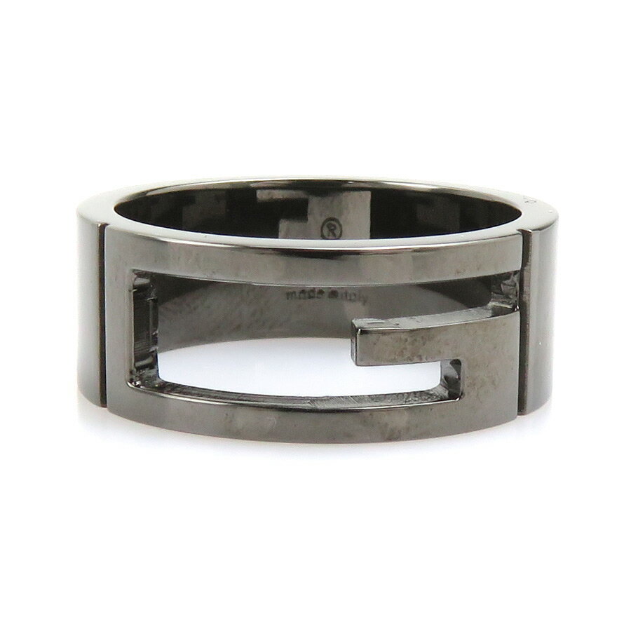 グッチ GUCCI リング・指輪 シルバー925 ガンメタル メンズ 15号 送料無料【中古】 56478a