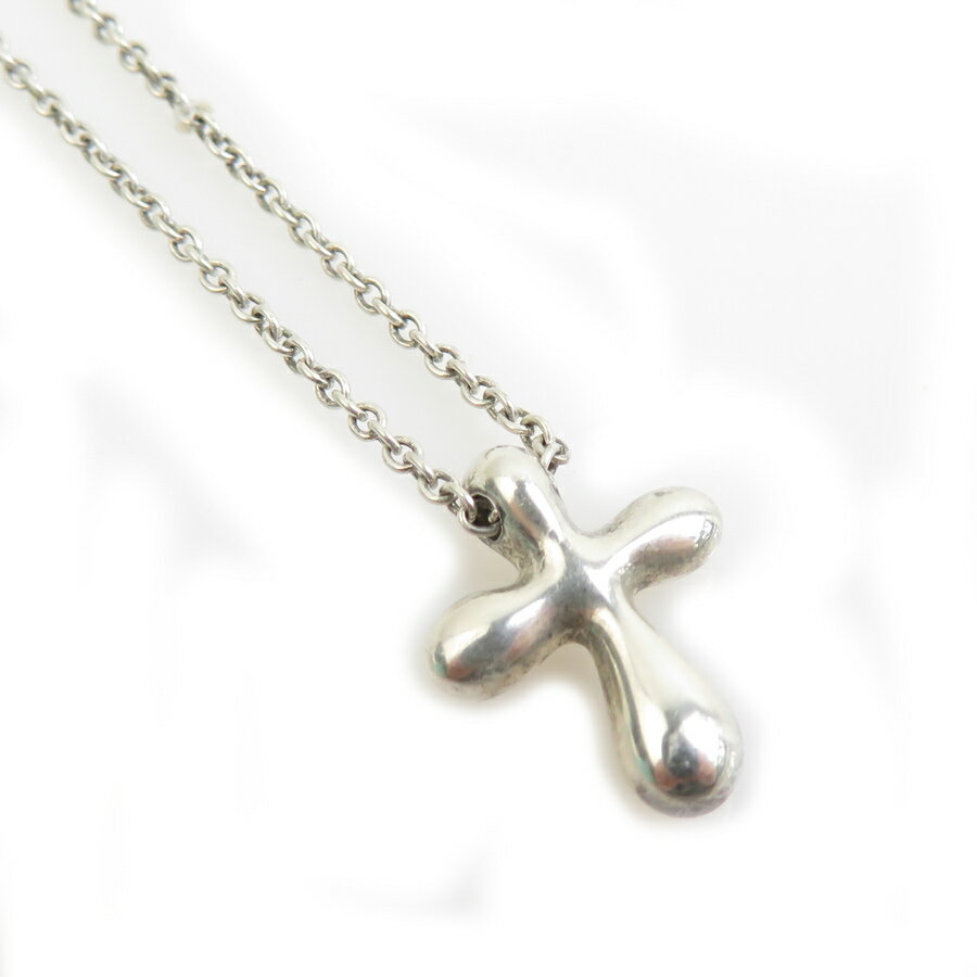 ティファニー TIFFANY&Co. ネックレス エルサ ペレッティ クロス シルバー925 シルバー レディース 送料無料【中古】 e61229a