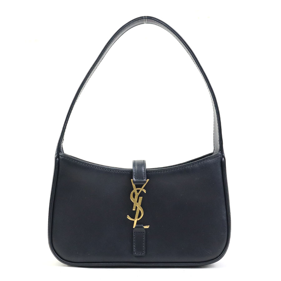 樂天商城 - サンローラン SAINT LAURENT ハンドバッグ Le 5 A 7 レザー ブラック ゴールド レディース 710318 送料無料【中古】 90226k