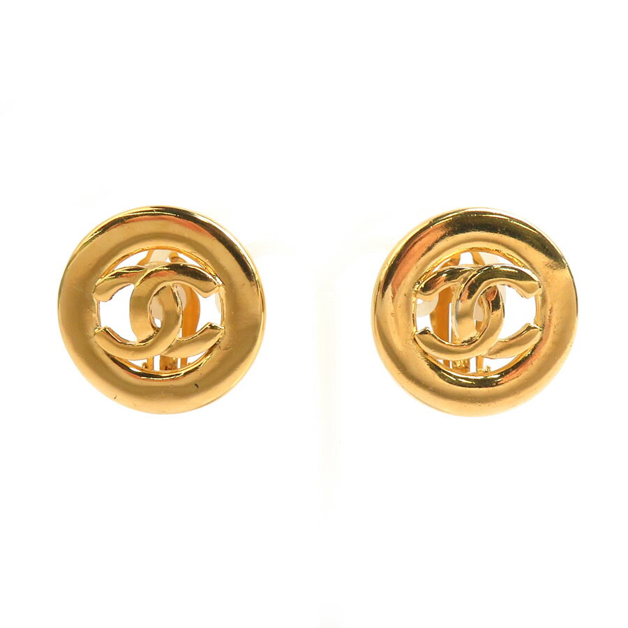 SWAROVSKI - シャネル CHANEL イヤリング ココマーク メタル ゴールド レディース 送料無料【中古】 e61283