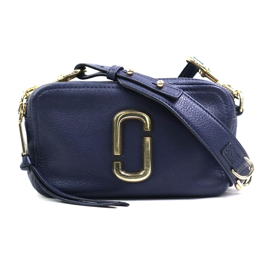 樂天商城 - マークジェイコブス MARC JACOBS ハンドバッグ ザ ソフトショット 21 レザー ネイビー 送料無料【中古】 56576a