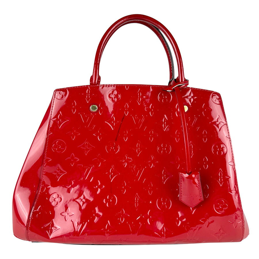 LOUIS VUITTON - ルイ ヴィトン LOUIS VUITTON ハンドバッグ ショルダーバッグ モノグラム ヴェルニ モンテーニュMM モノグラムヴェルニ スリーズ レディース M50167 送料無料【中古】 z8875