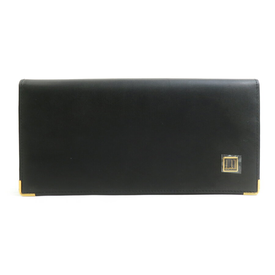 樂天商城 - ダンヒル Dunhill 二つ折り長財布 レザー ブラック メンズ 送料無料【中古】 h32067a
