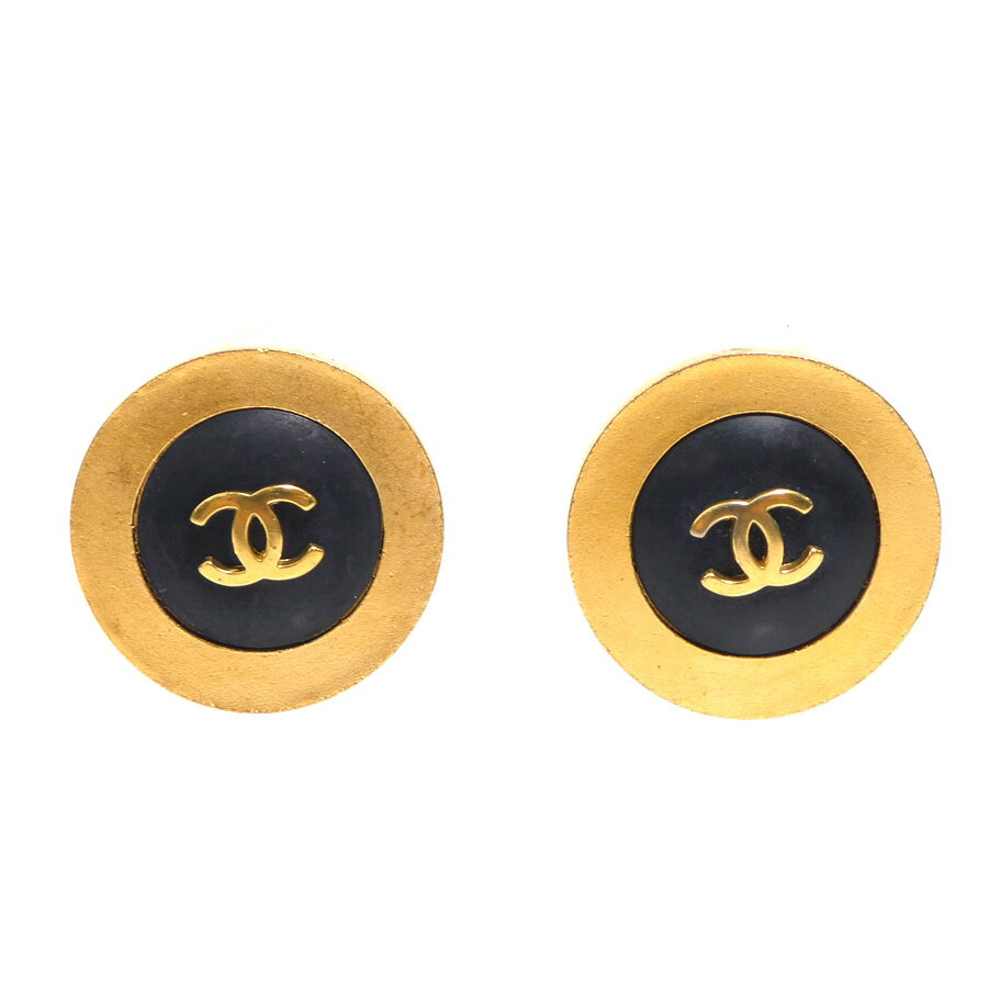 樂天商城 - シャネル CHANEL イヤリング ココマーク メタル/プラスチック ゴールド/ブラック レディース 送料無料【中古】 e61652a