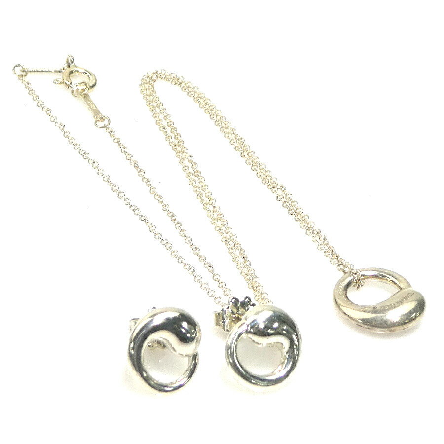 Other - ティファニー TIFFANY&Co. ネックレス ピアス セット エターナルサークル シルバー925 シルバー レディース 送料無料【中古】 e61690k