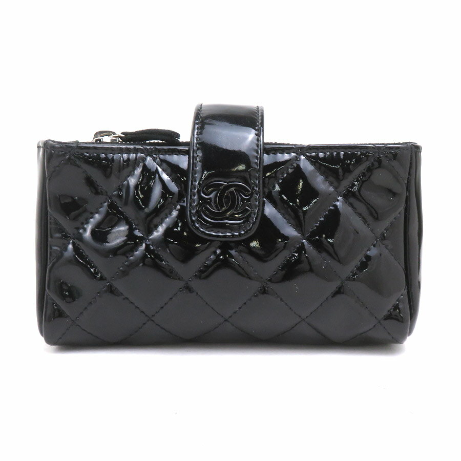 樂天商城 - シャネル CHANEL ポーチ パテントレザー ブラック レディース 送料無料【中古】 e61721a
